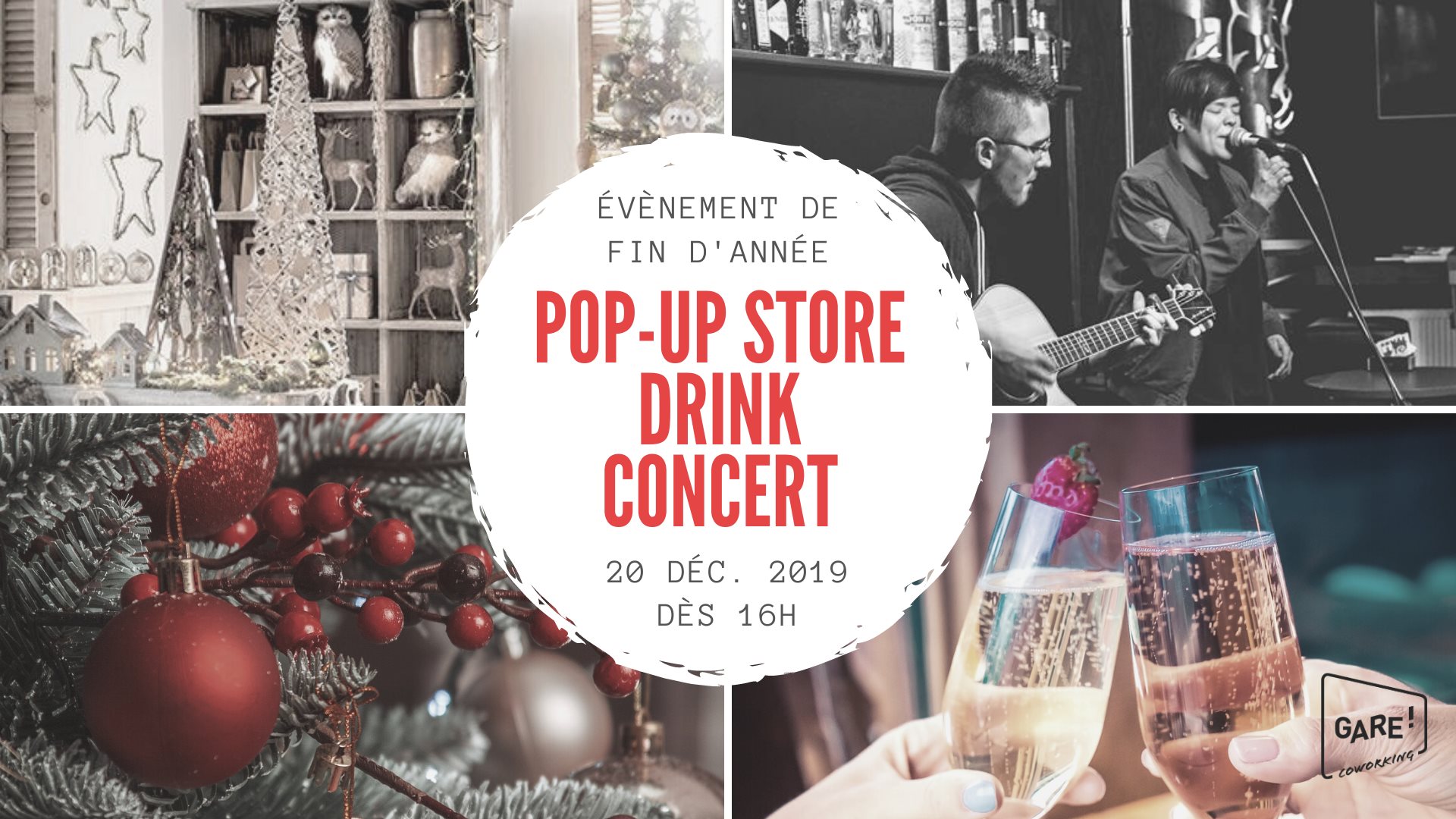 Pop-up, Drink & Concert de fin d’année